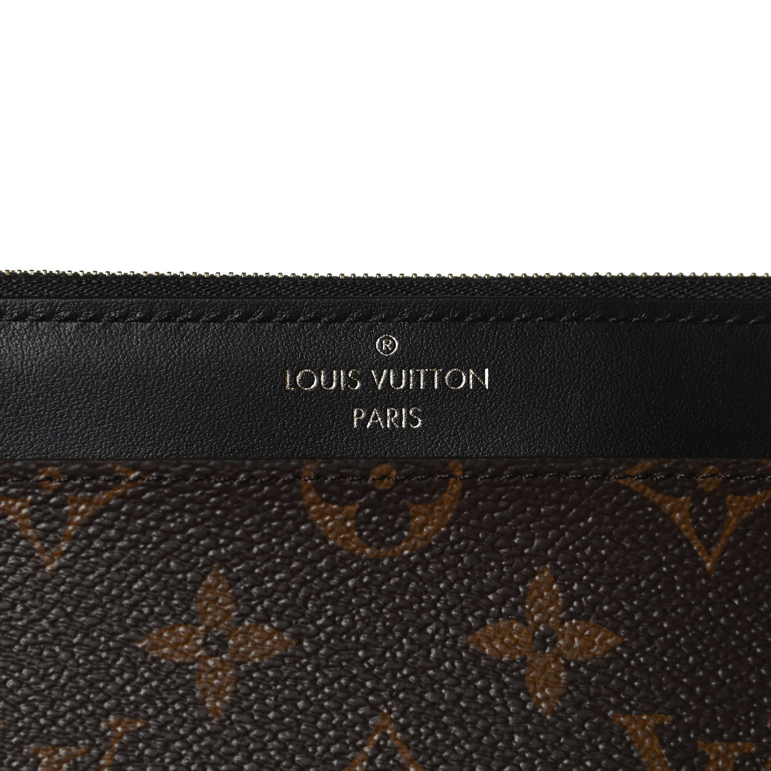 Louis Vuitton Monogram Slim Purse Black 7 of 9