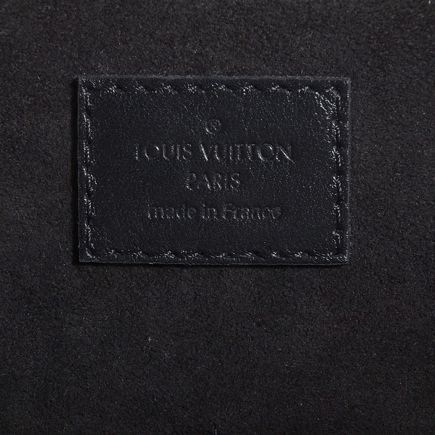 Shiny Monogram Alma PM Black