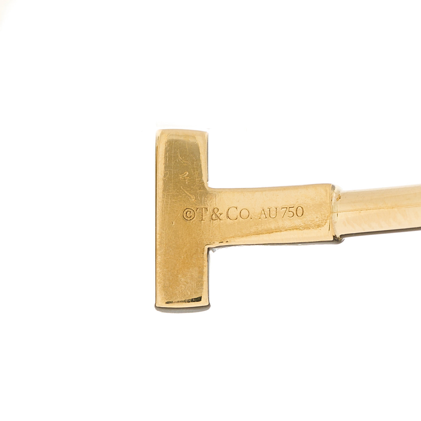 18K Yellow Gold T Wire Bracelet
