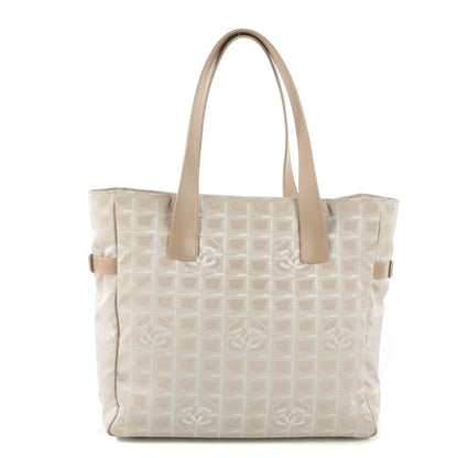 Chanel Nylon Medium Travel Tote Beige 1 of 8
