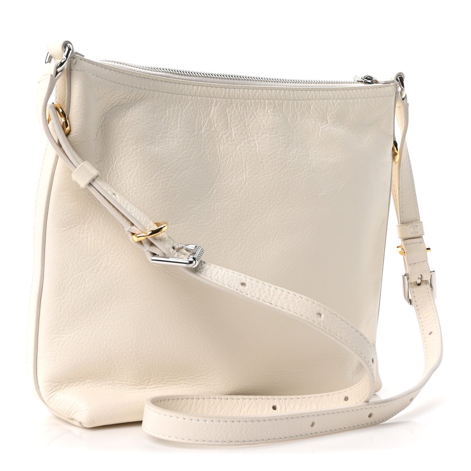 Givenchy Calfskin Small Voyou Bag Ivory 3 of 10