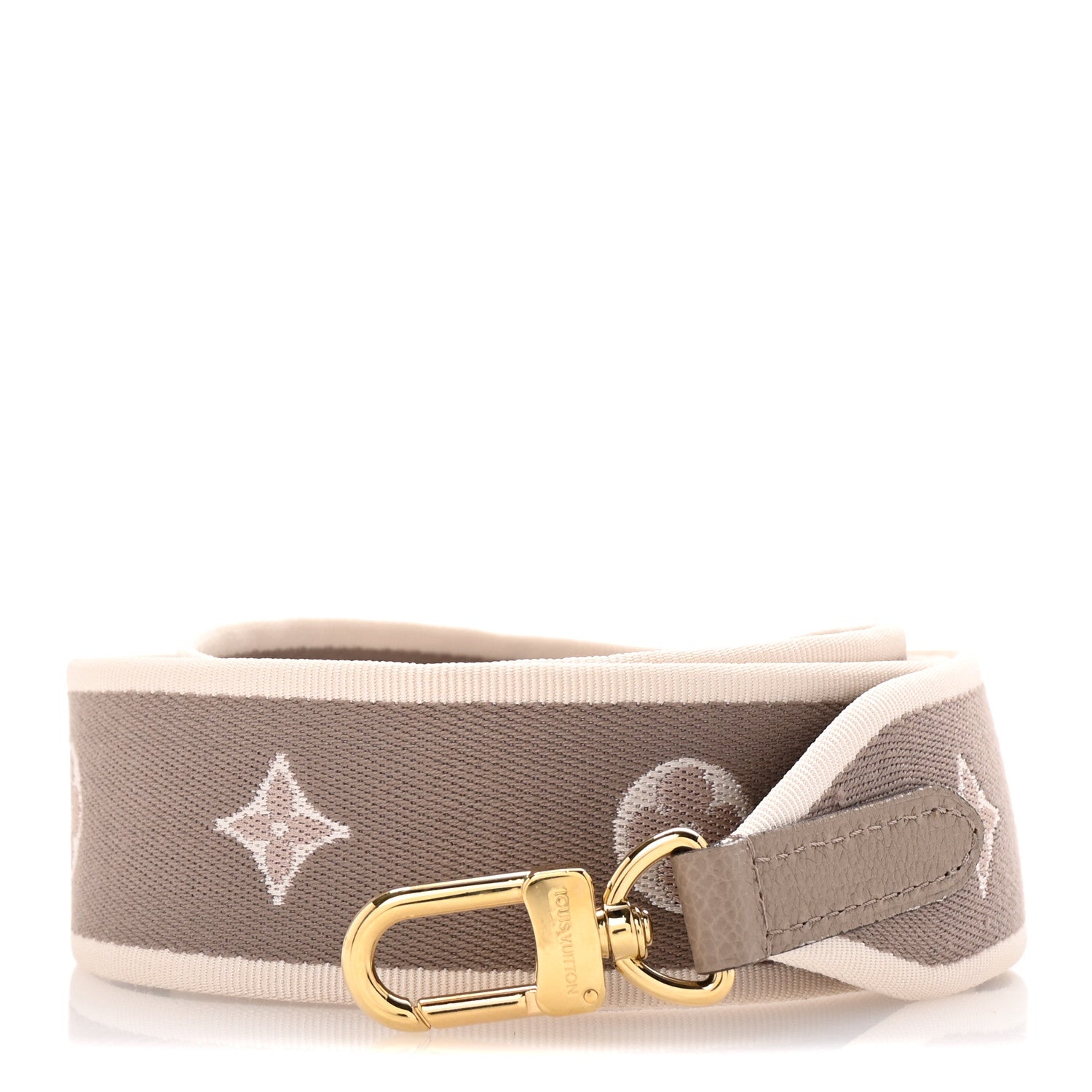 Louis Vuitton Jacquard Diane Shoulder Strap Tourterelle Creme 1 of 5