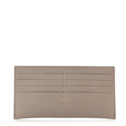 Louis Vuitton LOUIS VUITTON Calfskin Felicie Chain Wallet Card Holder Insert Tourterelle 1 of 6