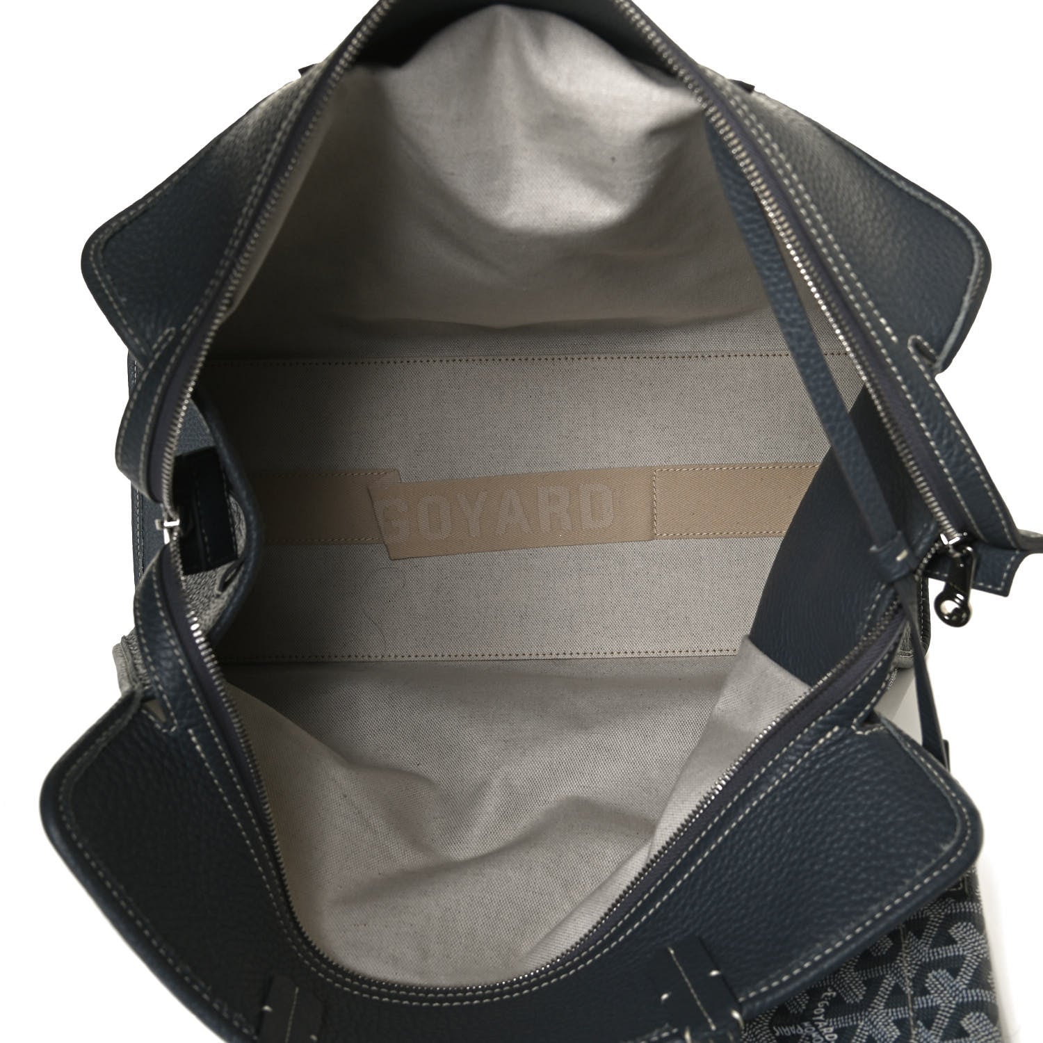 Goyard Goyardine Sac Hardy Pet Carrier PM Grey 5 of 10