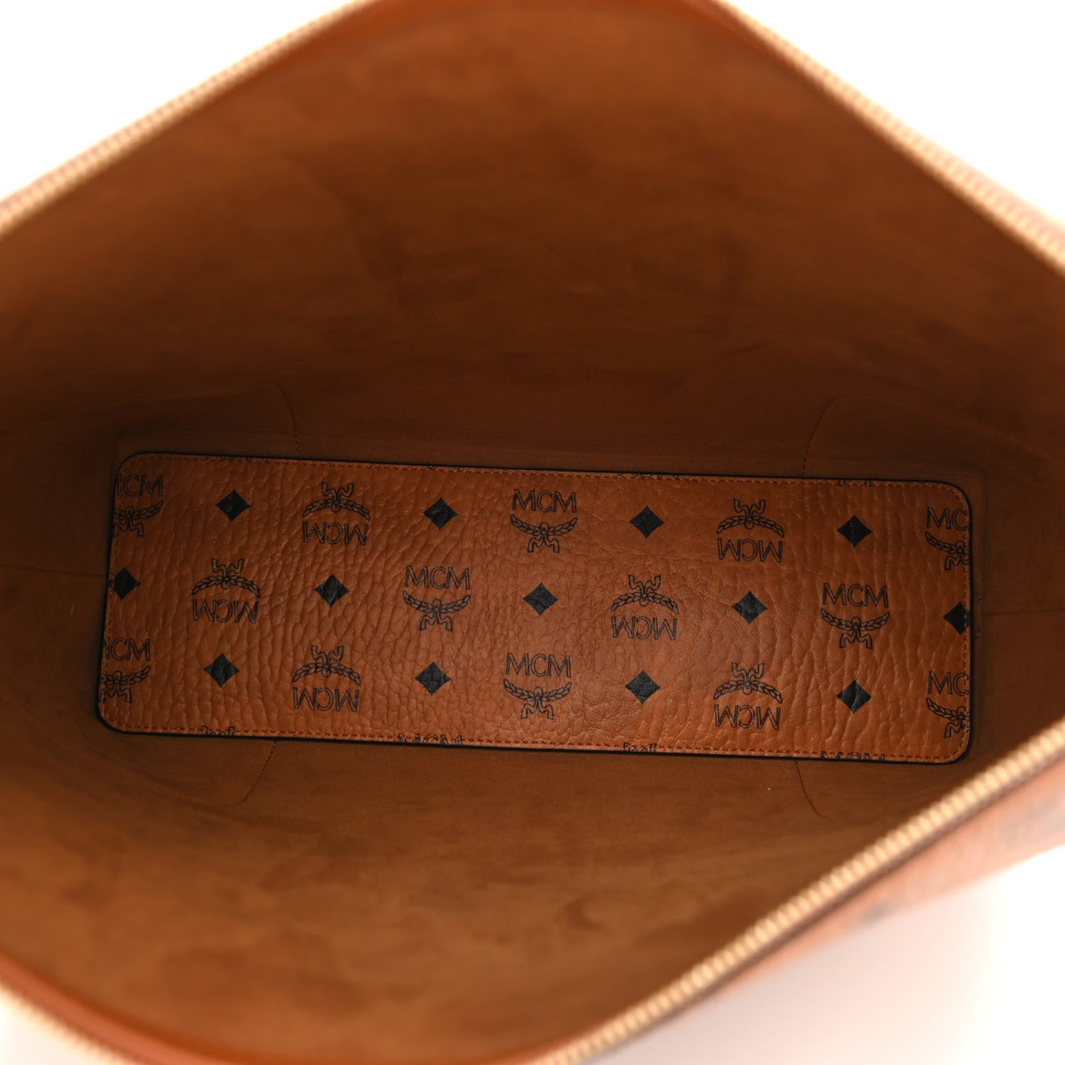 MCM Visetos Large Klara Hobo Cognac 4 of 6