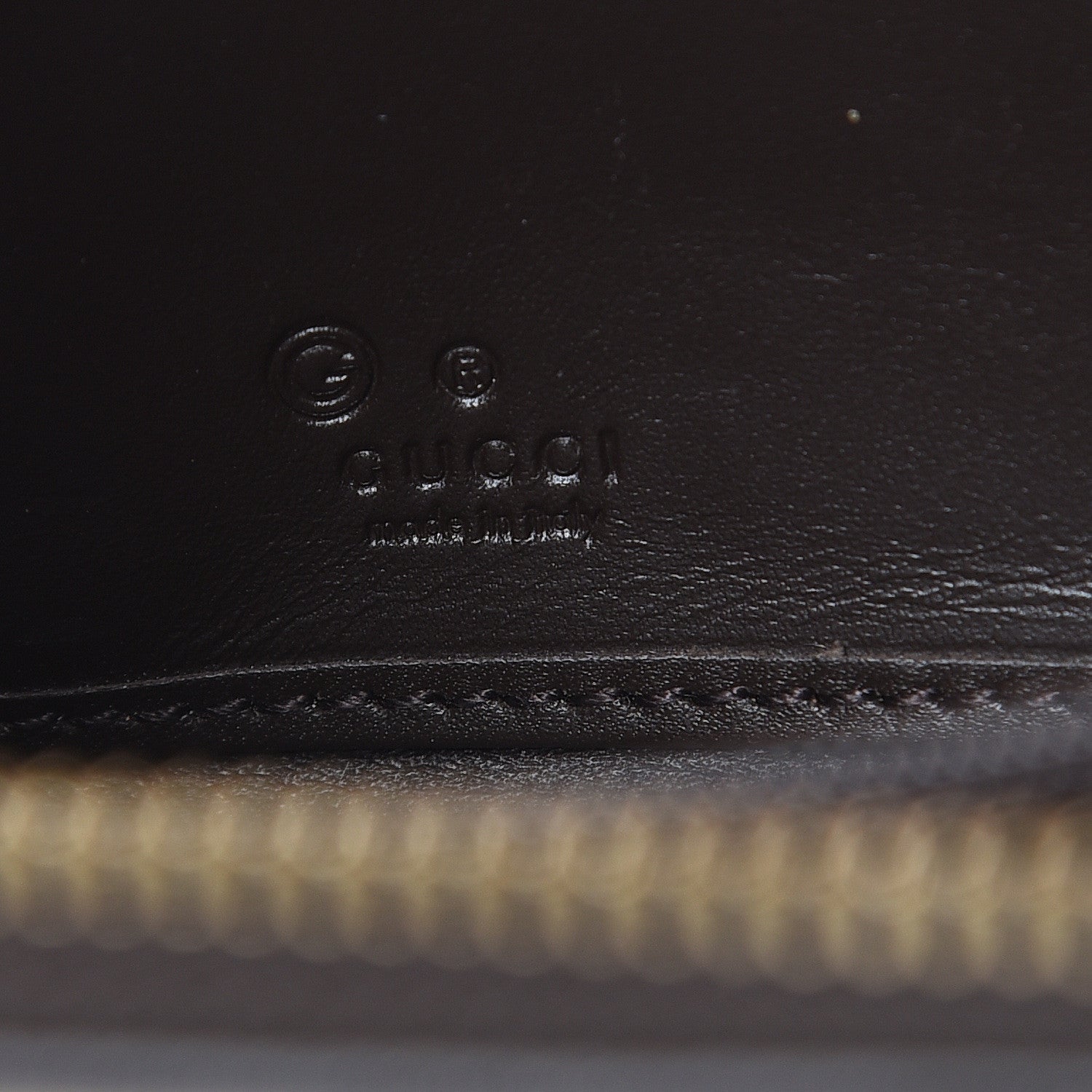 Gucci Monogram Zip Around Wallet Dark Brown 6 of 12