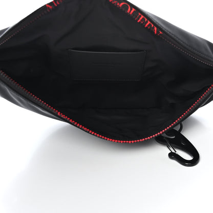 Alexander McQueen Nylon Oversized Harness Belt Bag Black Lust Red 4 of 7