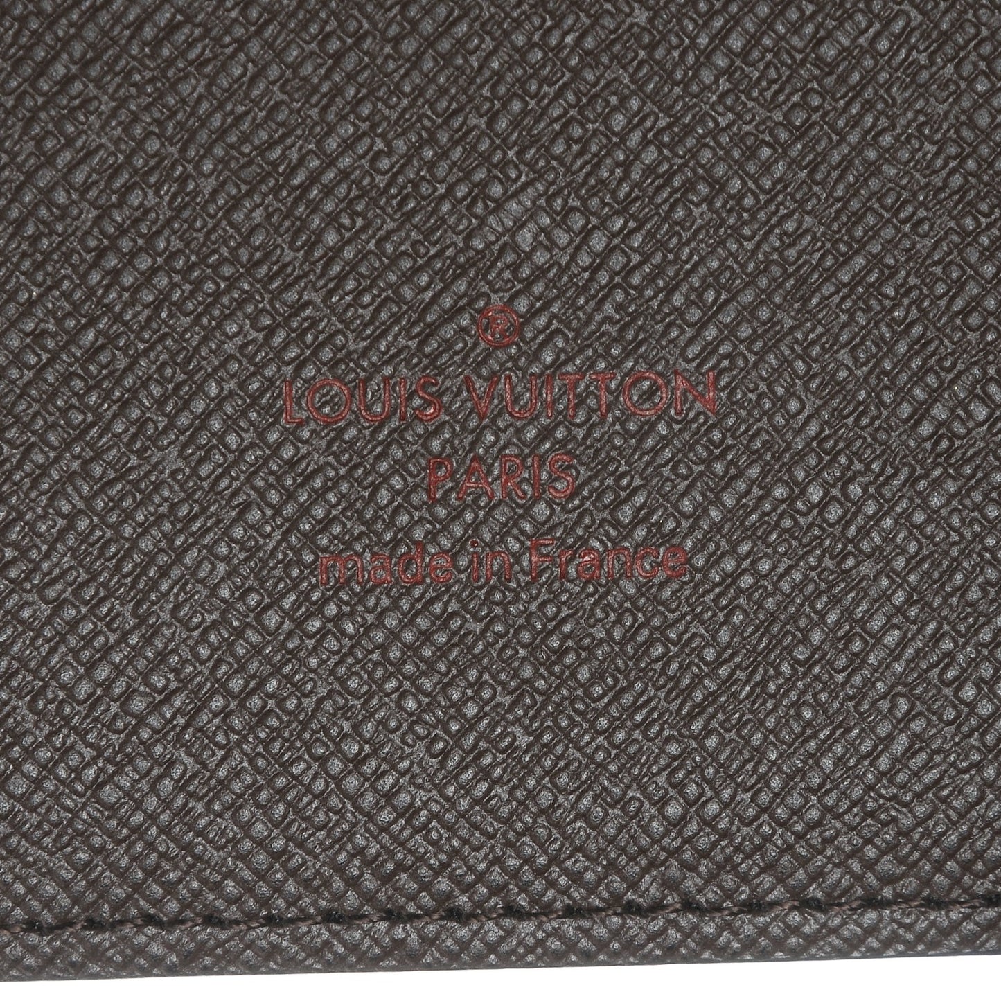 Damier Ebene Large Ring Agenda Cover