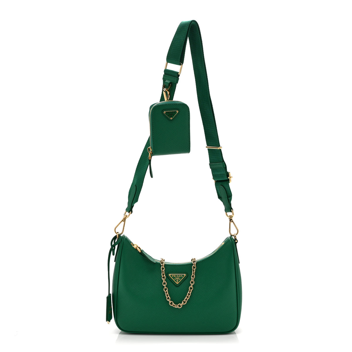 Saffiano Lux Re-Edition 2005 Shoulder Bag Mango