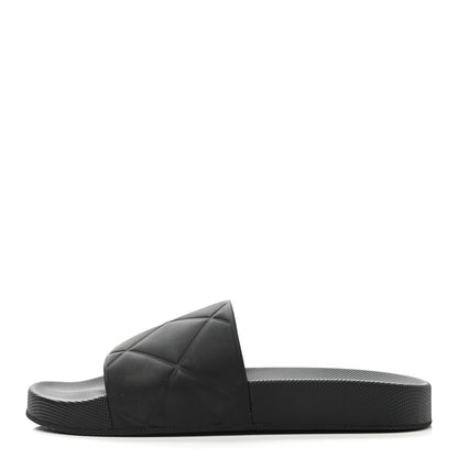 Bottega Veneta Rubber The Slider Sandals 39 Black 1 of 8