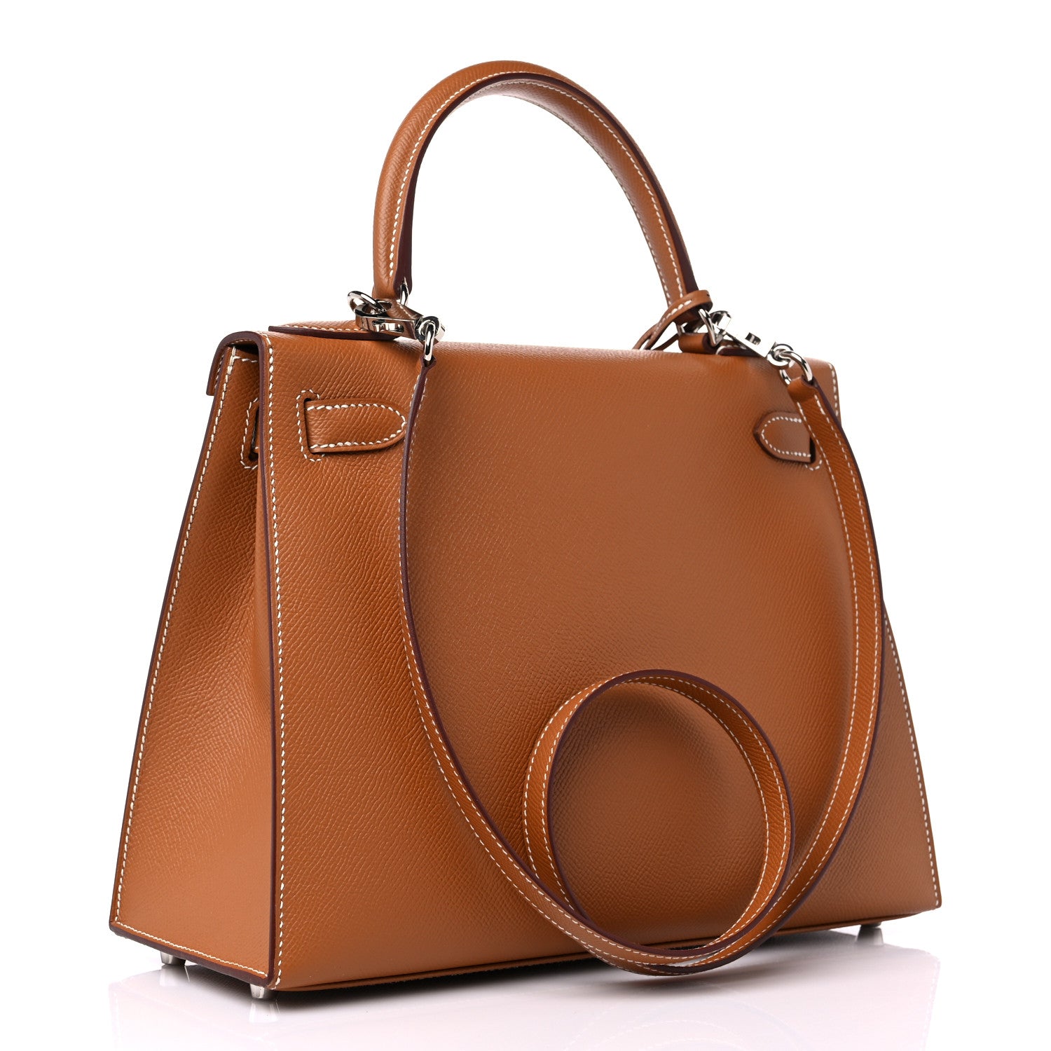 Hermes Epsom Kelly Sellier 28 Gold 3 of 10