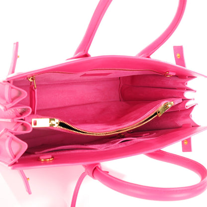 Saint Laurent Calfskin Small Sac De Jour Bubblegum 5 of 9