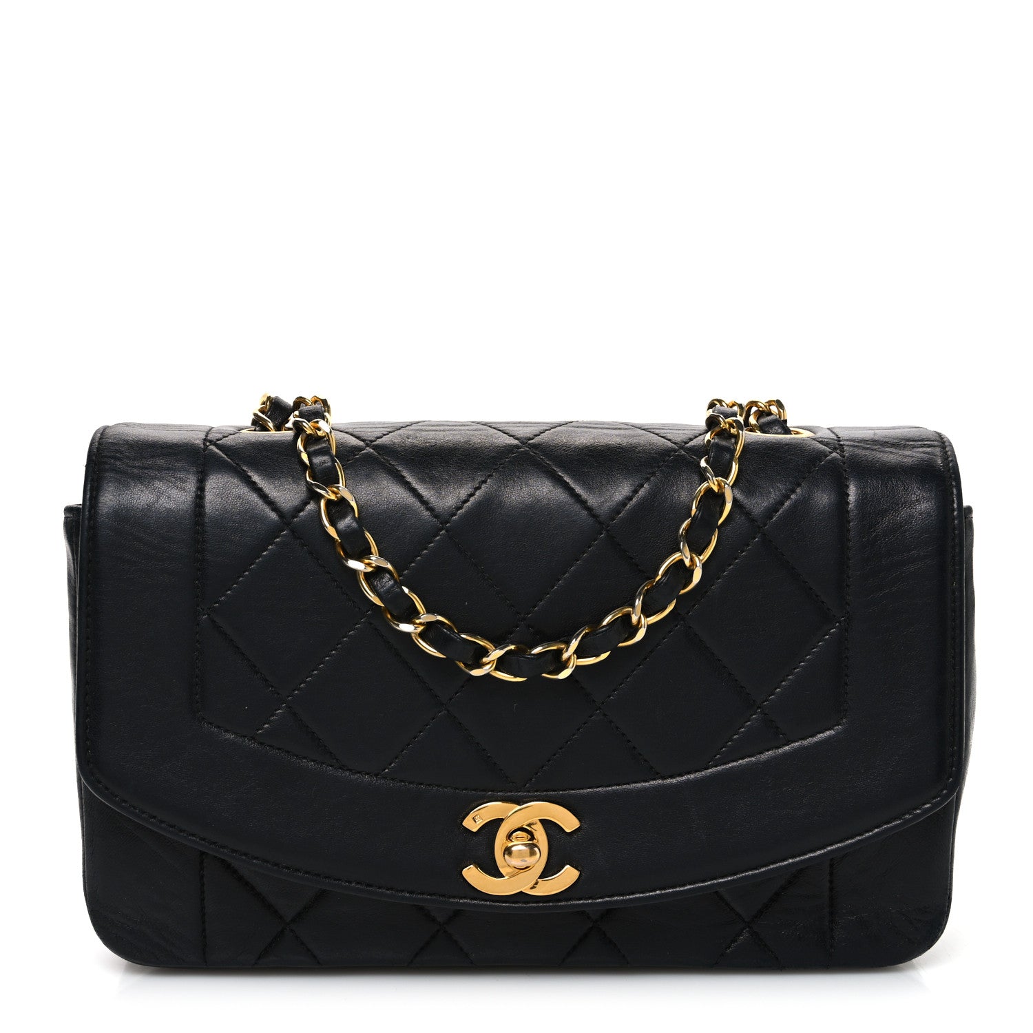 Chanel Lambskin Quilted Small Single Flap Black 1 of 11