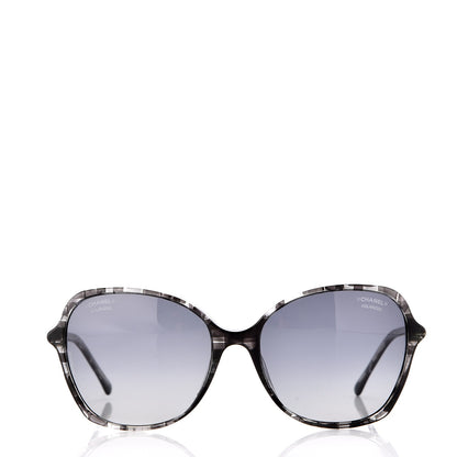 Chanel CC Polarized Sunglasses 5344-A Black Grey 2 of 8