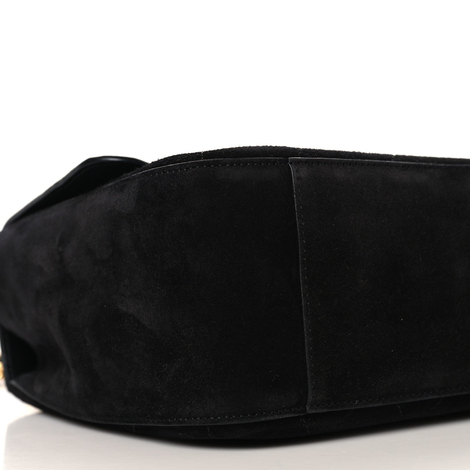Chanel Suede Calfskin Small Souplissimo Maxi Flap Black 15 of 21