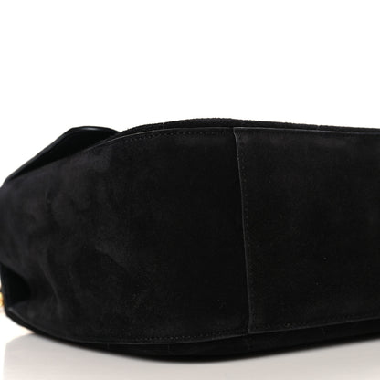 Chanel Suede Calfskin Small Souplissimo Maxi Flap Black 15 of 21
