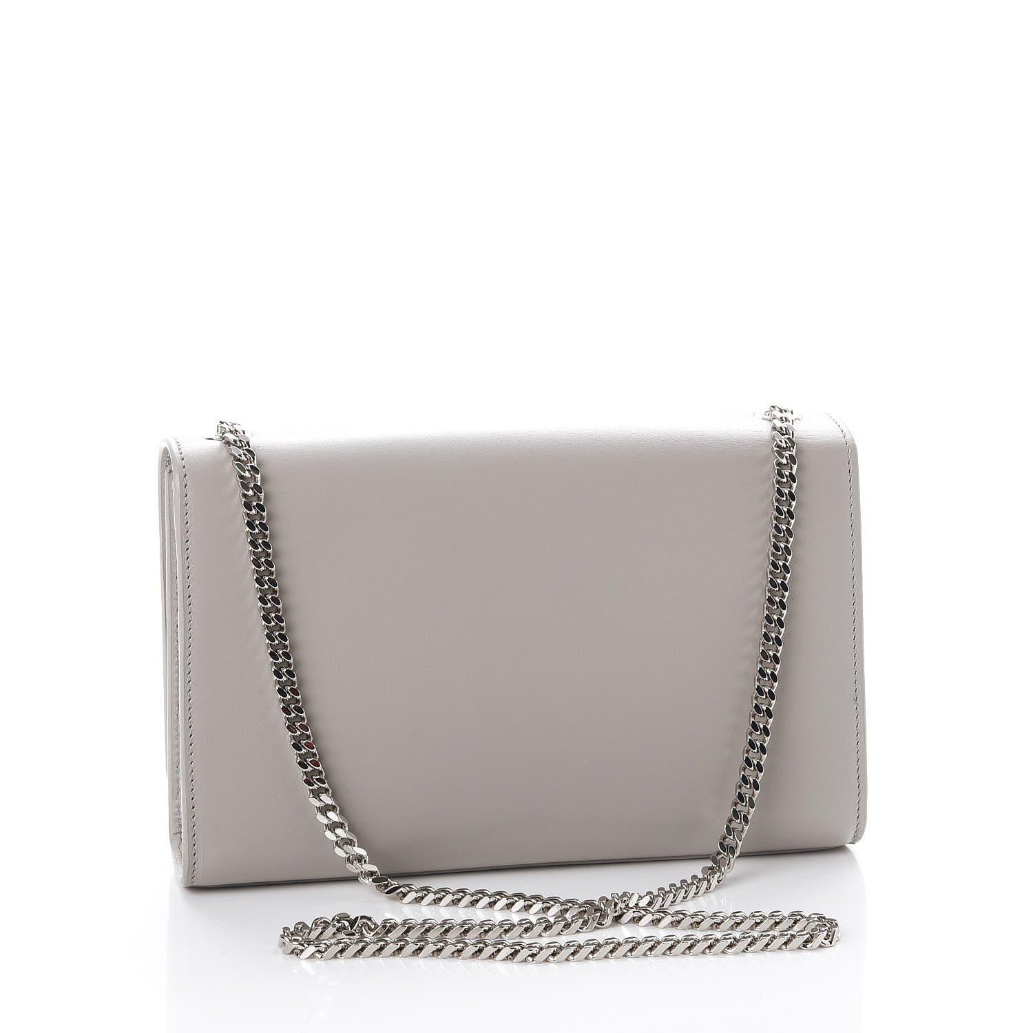 Saint Laurent Smooth Calfskin Medium Classic Monogram Kate Tassel Satchel Souris 3 of 7