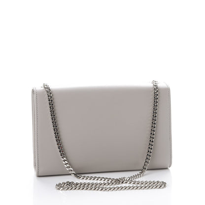 Saint Laurent Smooth Calfskin Medium Classic Monogram Kate Tassel Satchel Souris 3 of 7