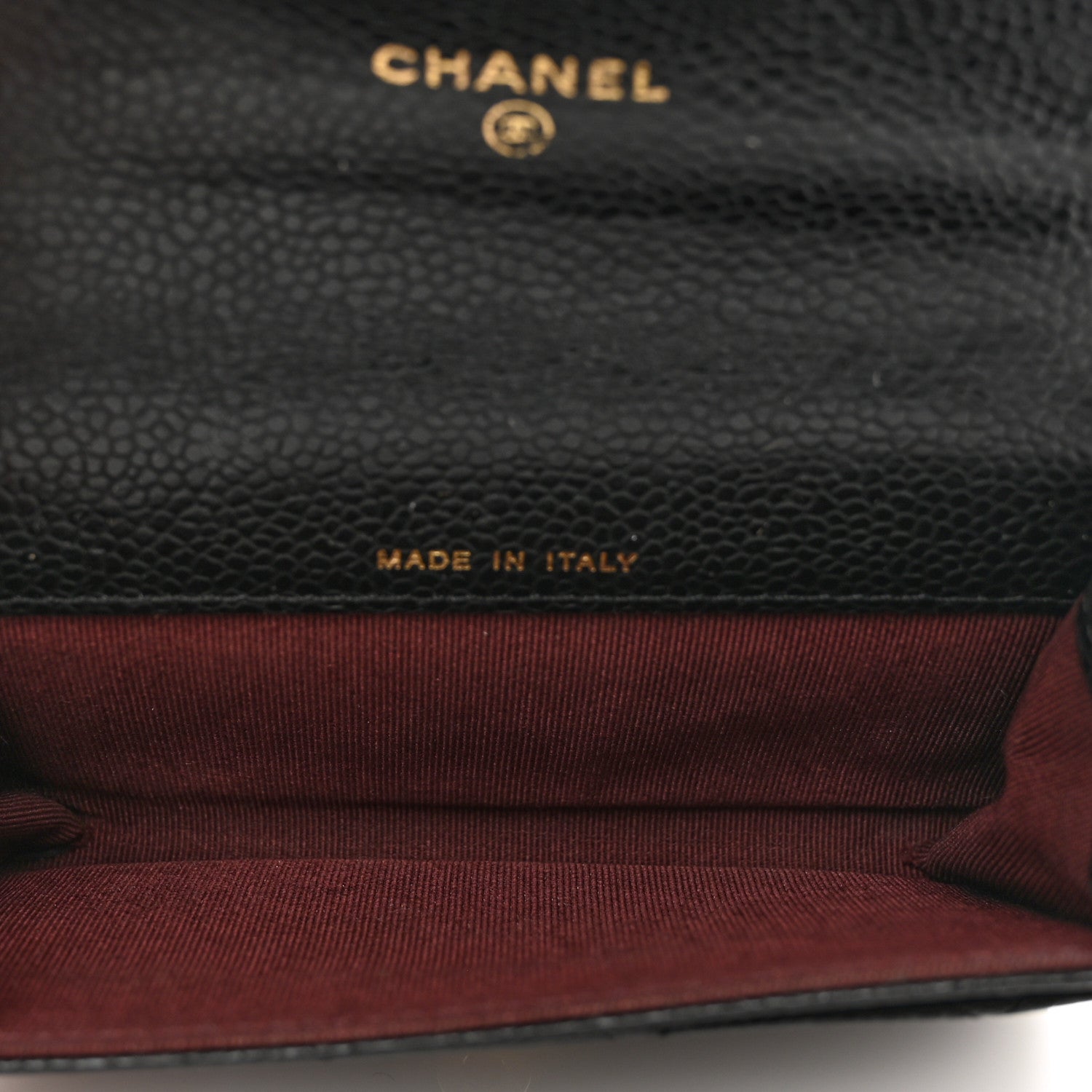Chanel Caviar Quilted Flap Card Holder Wallet Black 5 of 9
