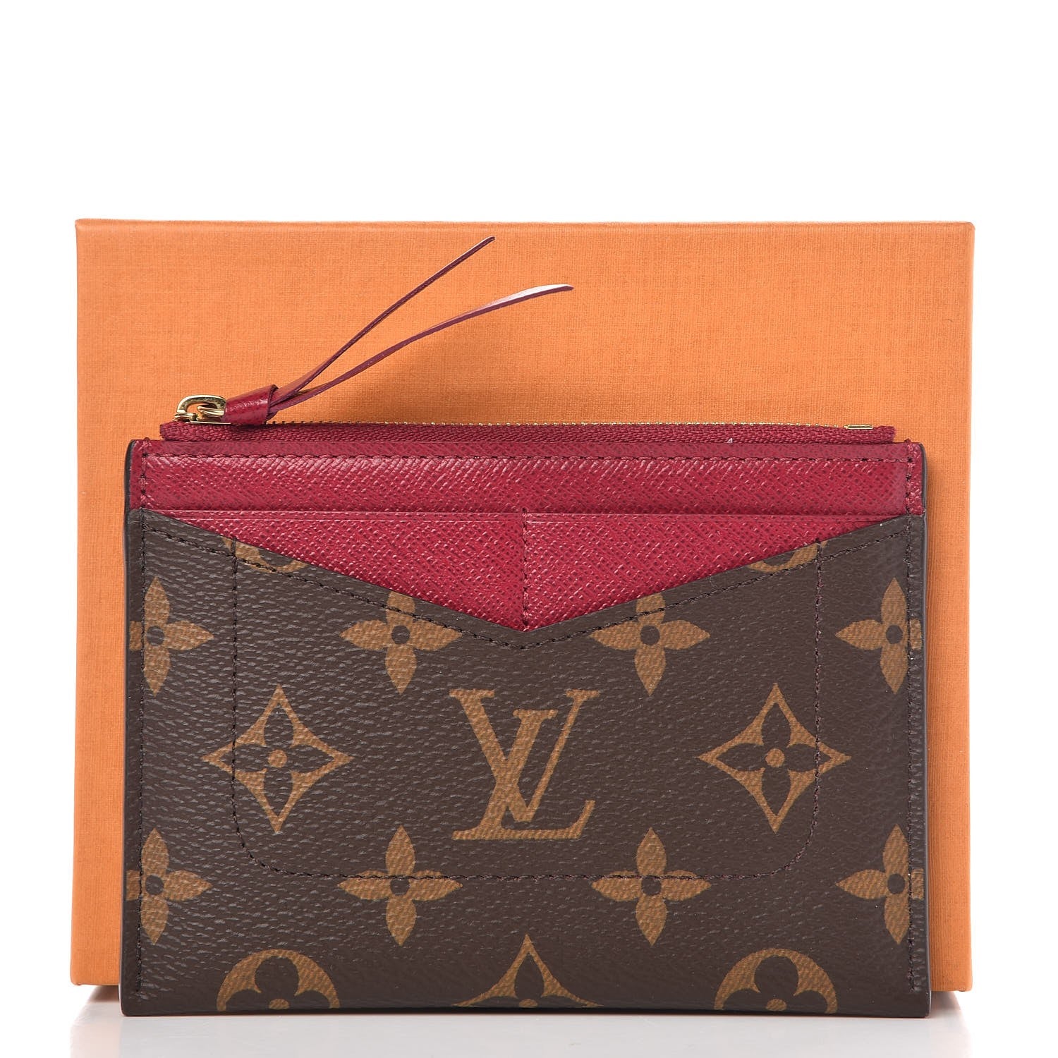 Louis Vuitton Monogram Zipped Card Holder Fuchsia 7 of 7
