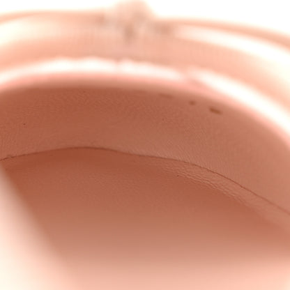 Chanel Mesh Grosgrain CC Cap Toe Ballerina Flats 37 Light Pink Dark Pink 8 of 12