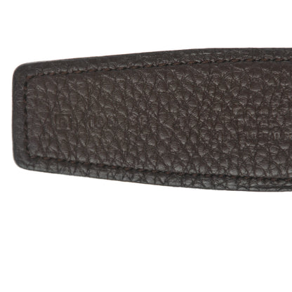 Hermes Box Togo 32mm Idem H Belt 100 Black Chocolate 5 of 8