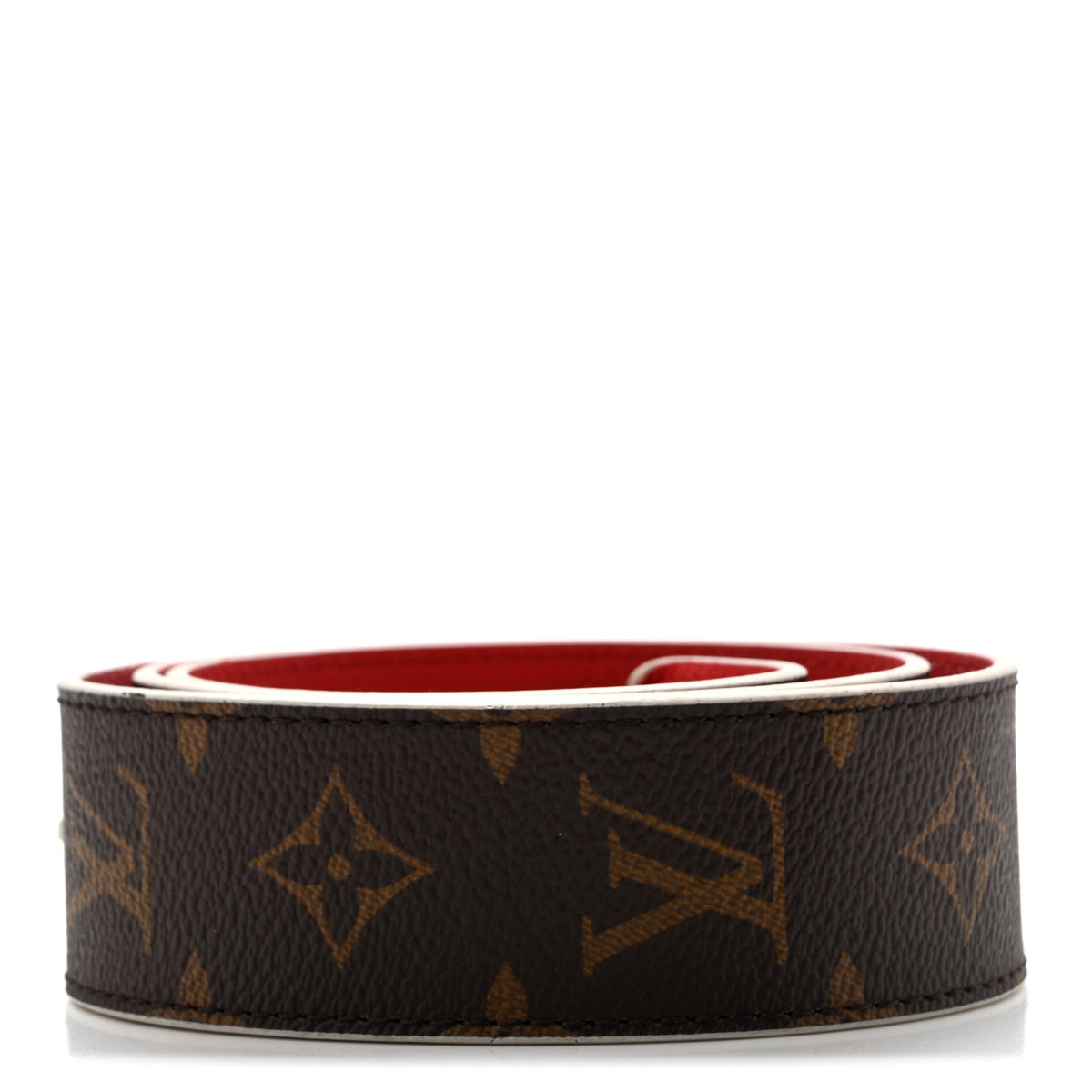 Louis Vuitton Monogram Bandouliere Shoulder Strap Red 2 of 7