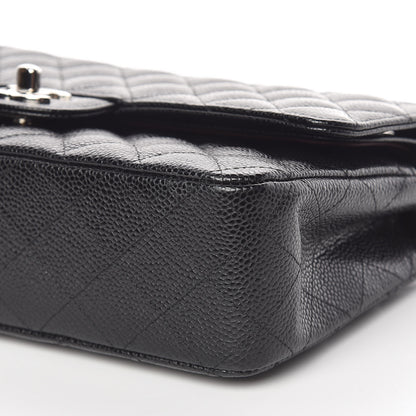 Chanel Caviar Quilted Medium Double Flap Black 7 of 11