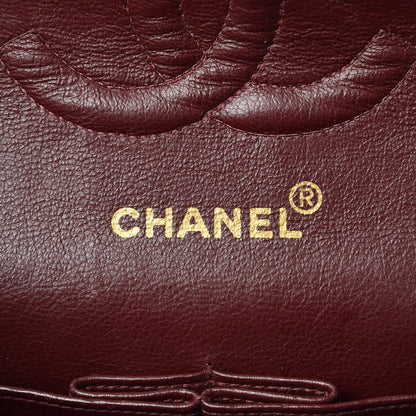 Chanel Lambskin Quilted Medium Double Flap Black 6 of 18