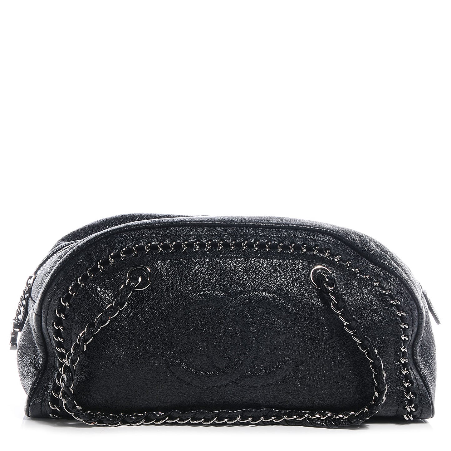 Luxe Ligne Medium Bowler Tote Black