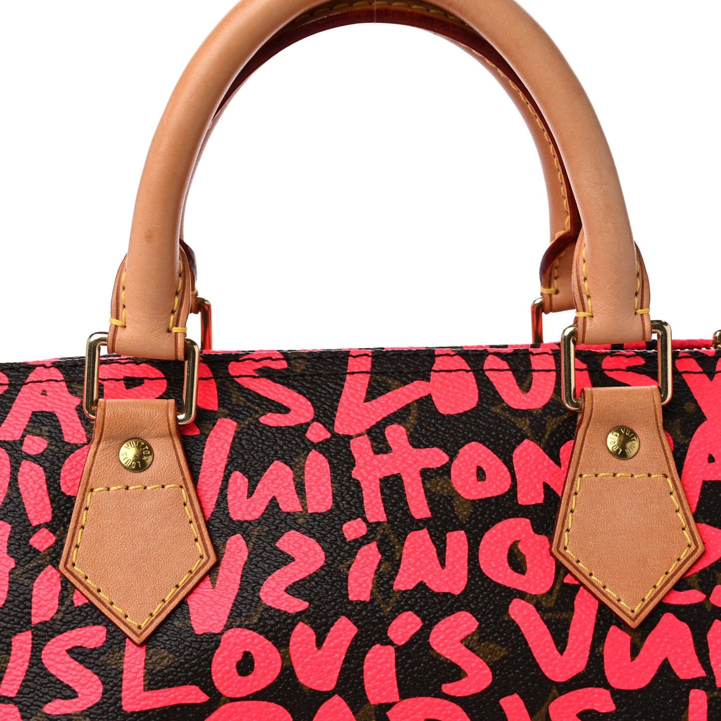 Monogram Graffiti Speedy 30 Fuchsia