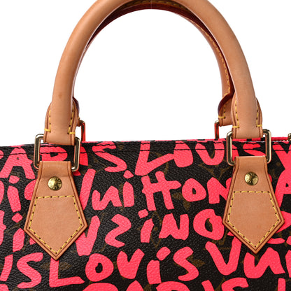 Louis Vuitton Monogram Graffiti Speedy 30 Fuchsia 13 of 13
