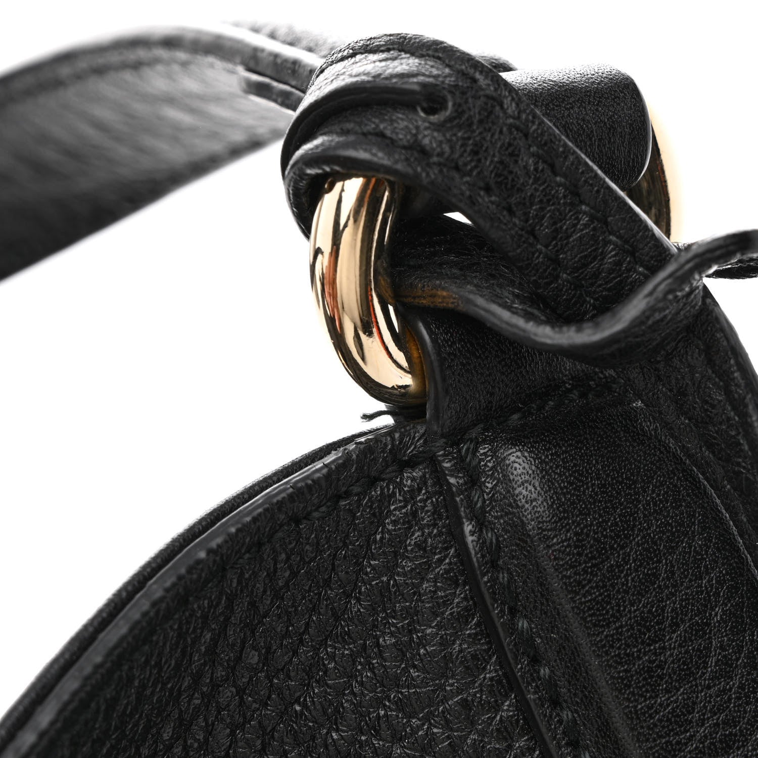 Gucci Pebbled Calfskin Medium Soho Shoulder Bag Black 12 of 13