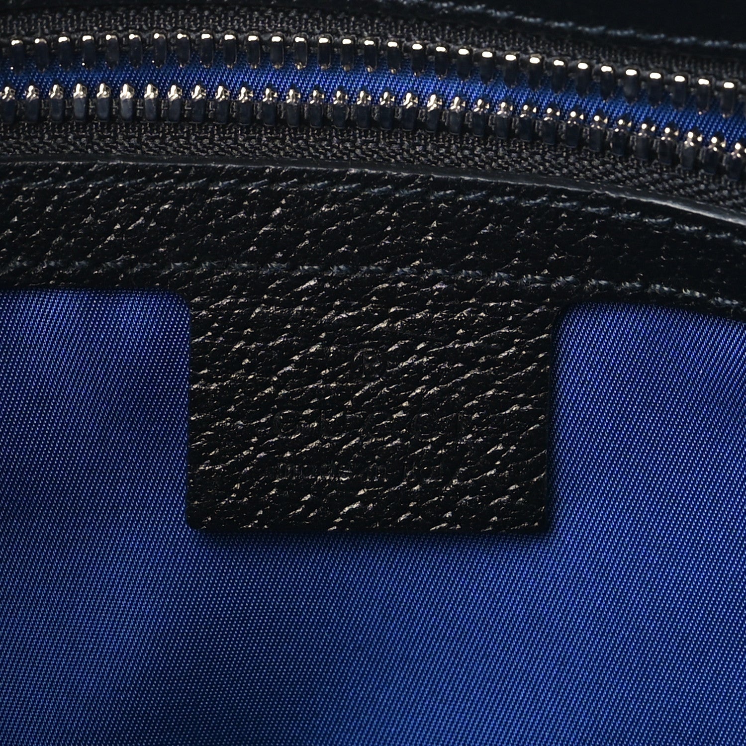 Gucci Econyl Nylon Monogram Off The Grid Belt Bag Guilted Blue Black 6 of 10