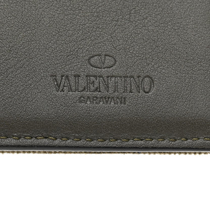 Valentino Garavani Canvas Rockstud VLTN Bi-Fold Wallet Olive 6 of 11