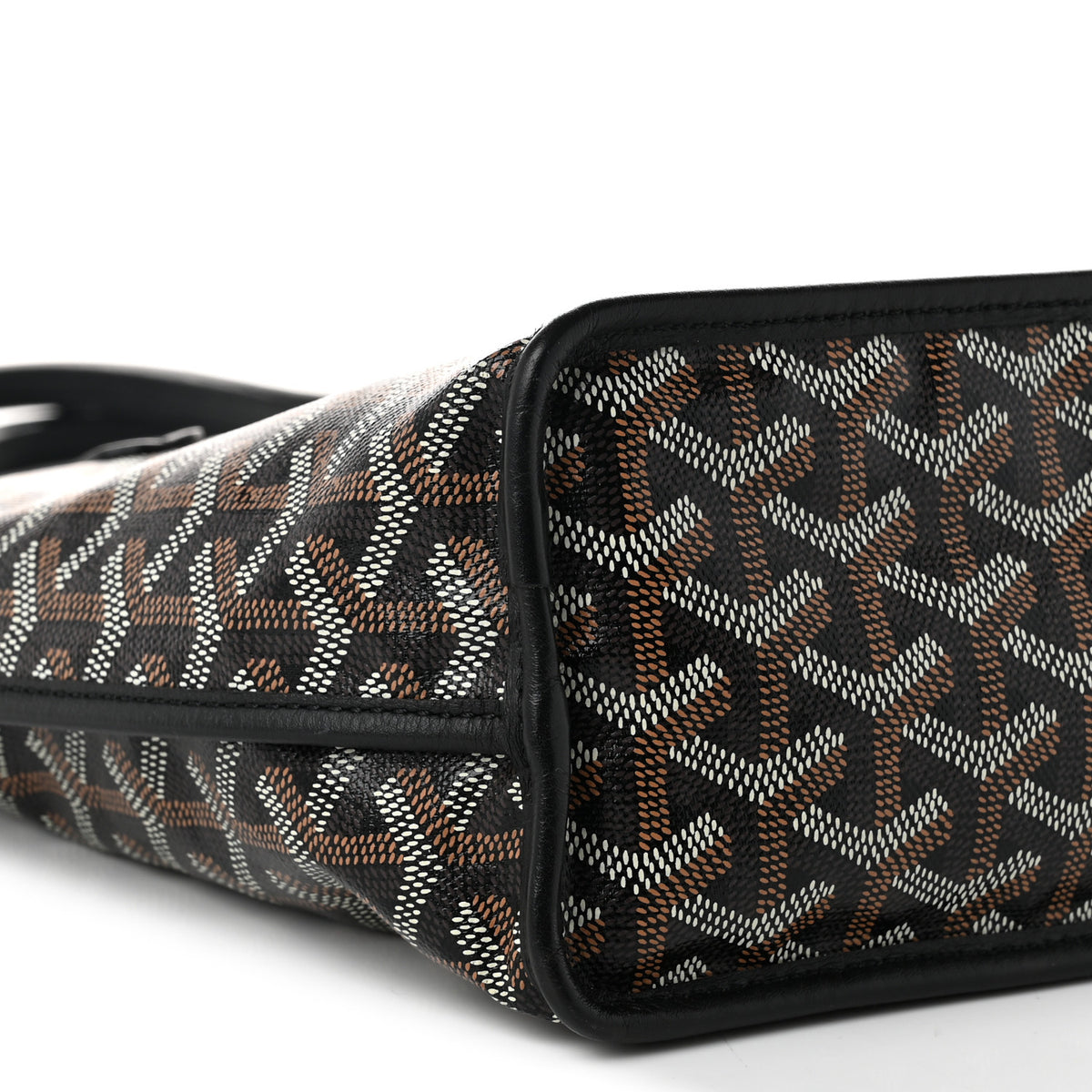 Goyardine Banniere Reversible Mini Anjou Black