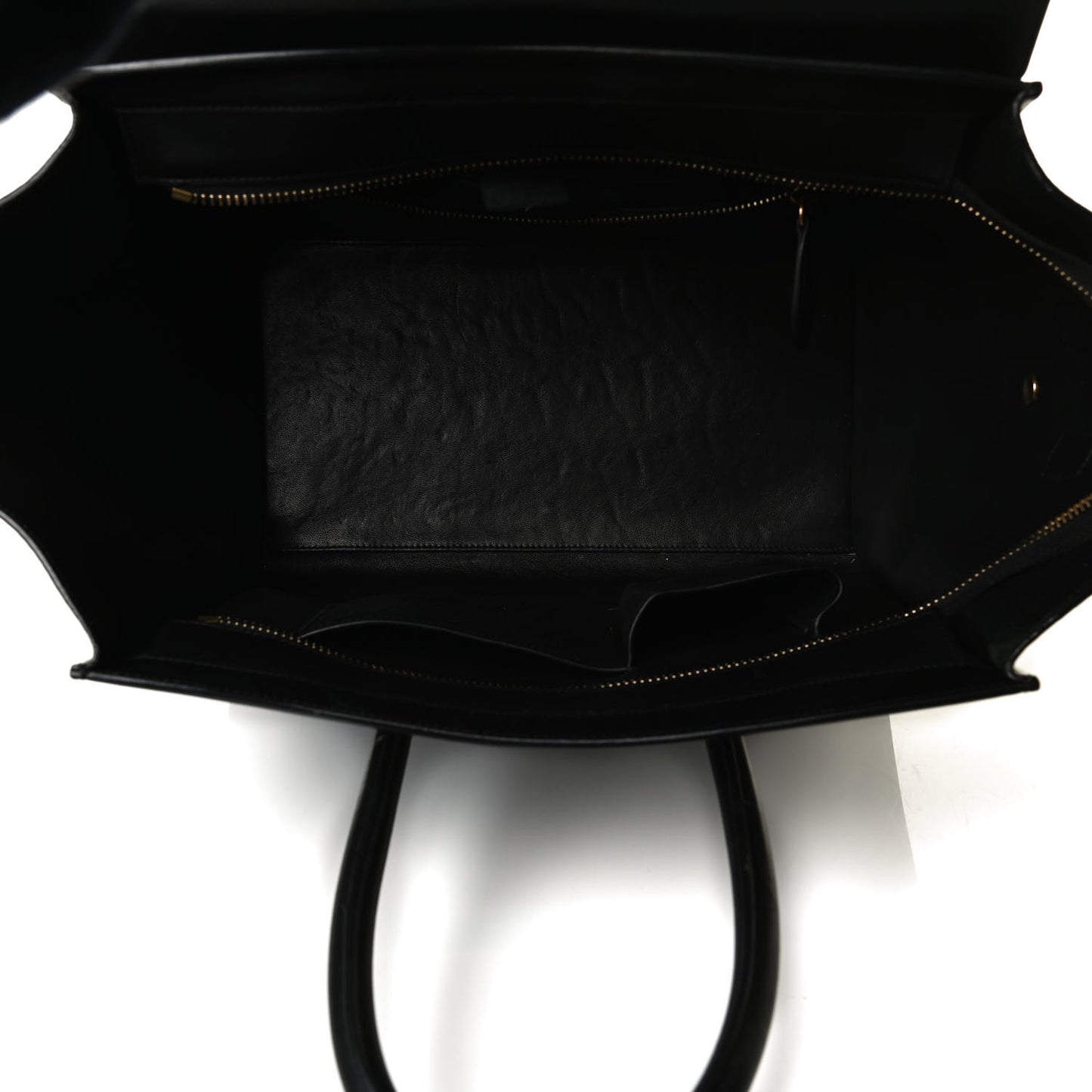 Calfskin Astrakhan Embossed Mini Luggage Black