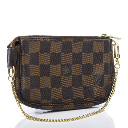 Louis Vuitton Damier Ebene Mini Pochette Accessories 3 of 9