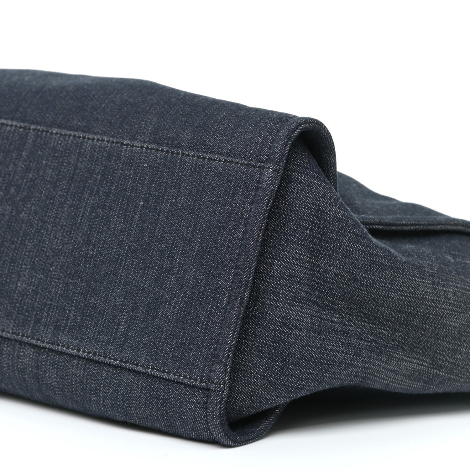 Chanel Denim Medium Deauville Tote Dark Blue 10 of 13