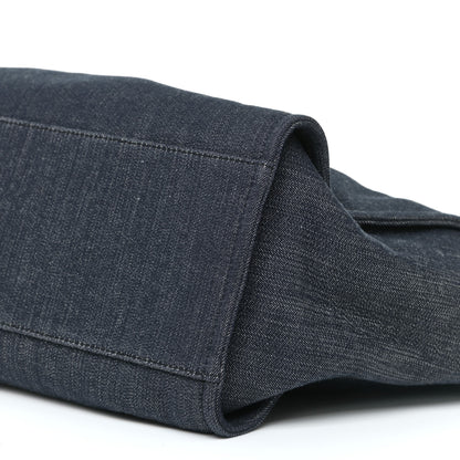 Chanel Denim Medium Deauville Tote Dark Blue 10 of 13