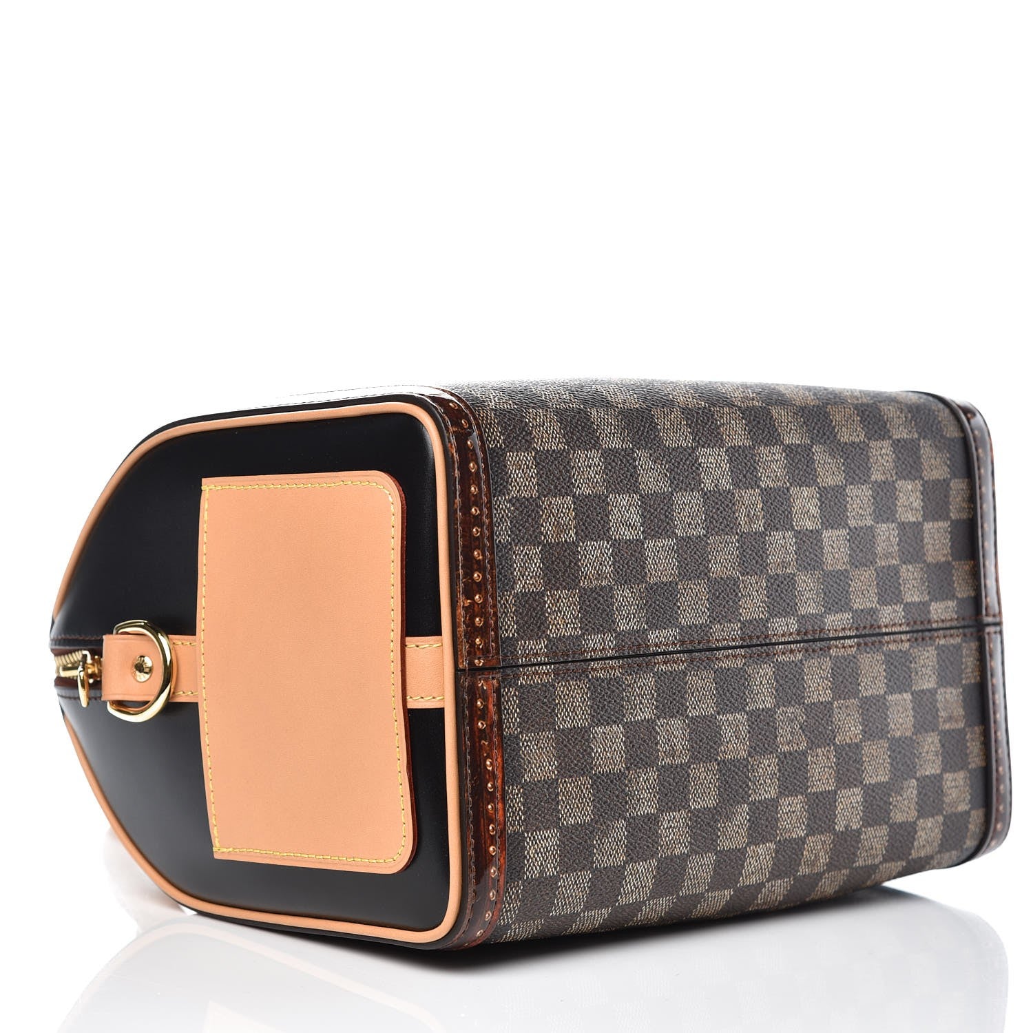 Louis Vuitton Transformed Damier Ebene Time Trunk Speedy Bandouliere 25 Black 4 of 7