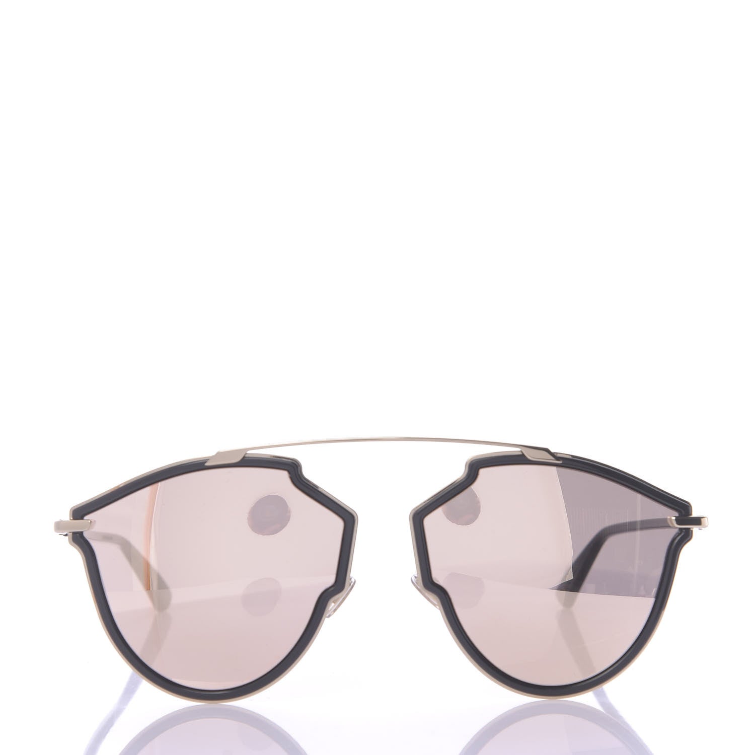 Christian Dior So Real Rise Sunglasses Gold Black 2 of 8