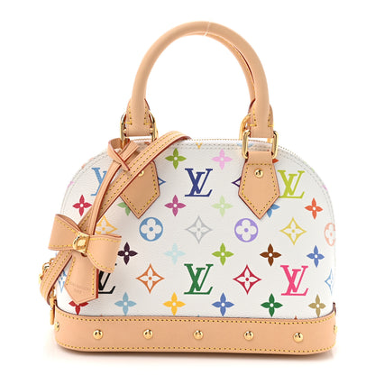 Louis Vuitton LV x TM Monogram Multicolor Alma BB White 1 of 9