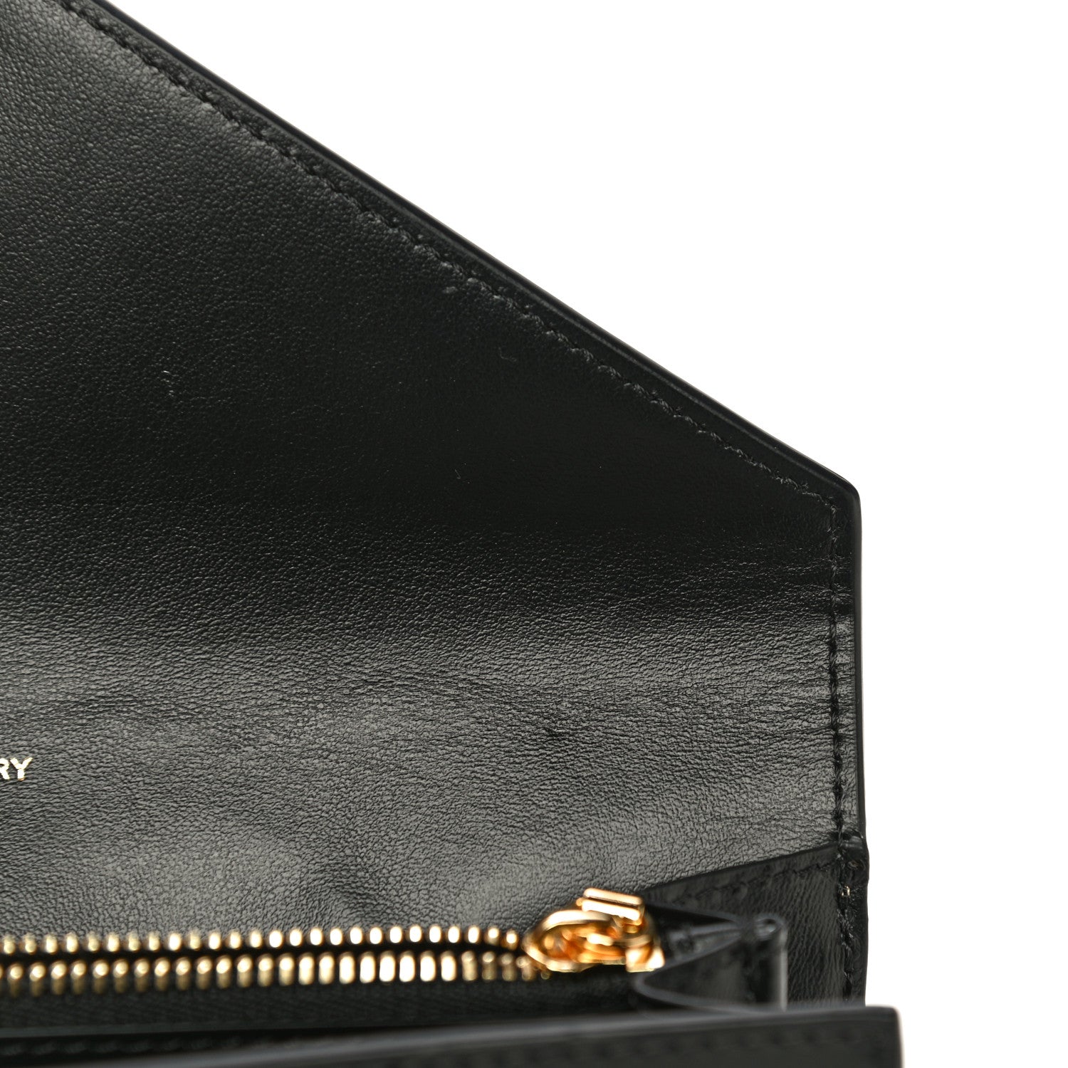 Burberry Vintage Check Grain Calfskin Halton Wallet Black 10 of 15