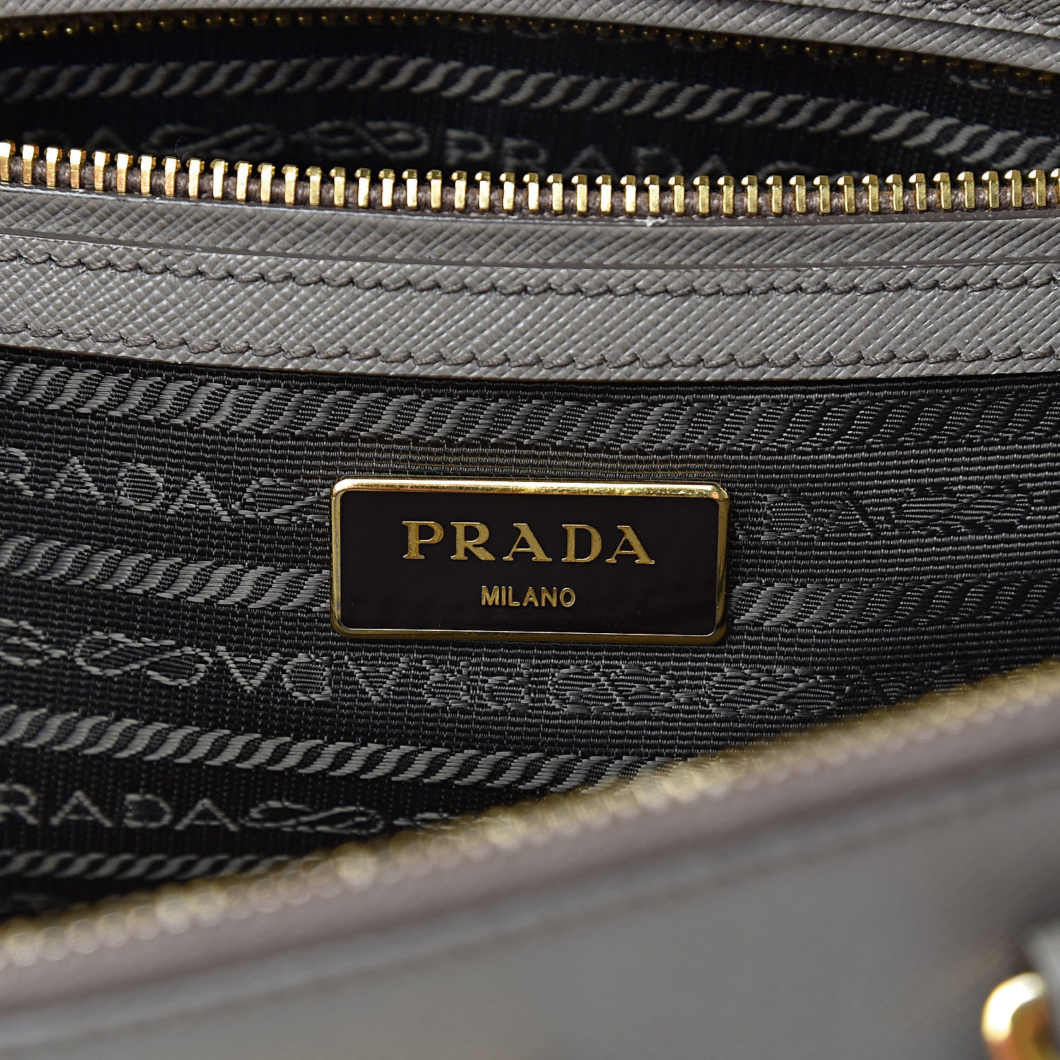 Prada Saffiano Small Galleria Double Zip Tote Argilla 6 of 22