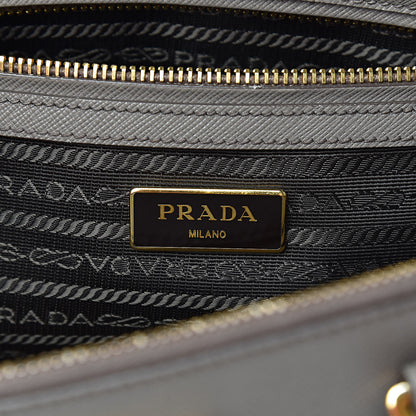 Prada Saffiano Small Galleria Double Zip Tote Argilla 6 of 22