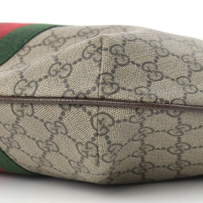 Gucci GG Supreme Monogram Web Small Ophidia Half Moon Hobo Brown 9 of 16