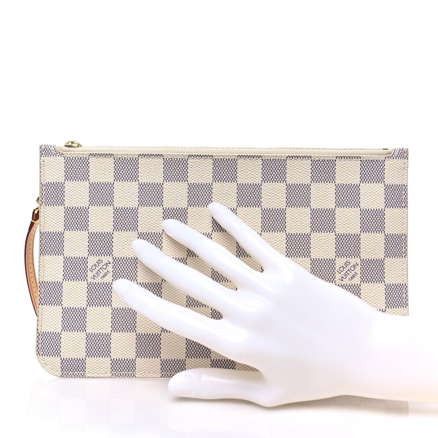 Louis Vuitton Damier Azur Neverfull MM GM Pochette 2 of 7