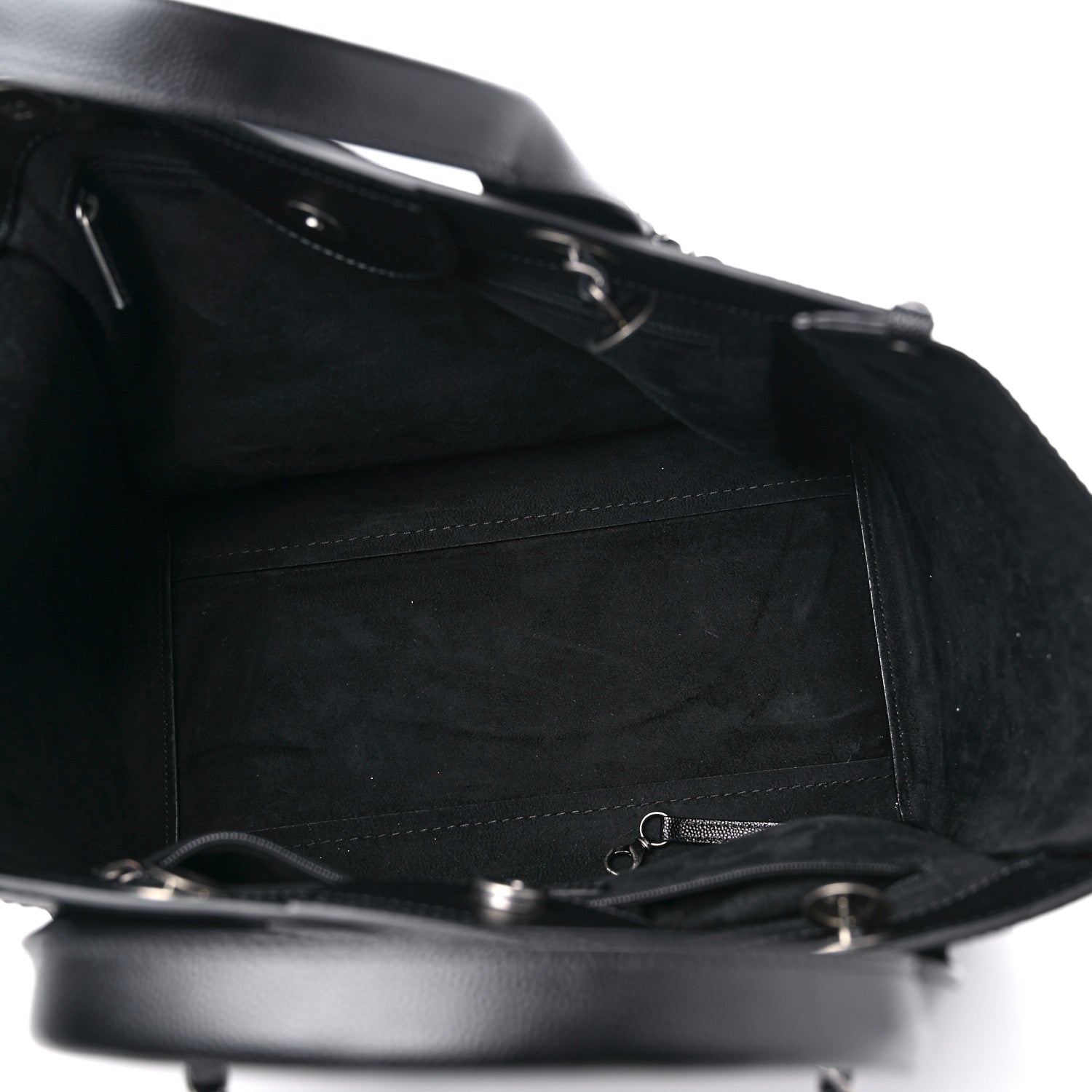 Chanel Caviar Small Studded Deauville Tote Black 5 of 12