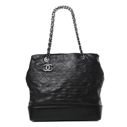 Chanel Calfskin Stitched Large VIP Shopping Tote Black 1 of 21